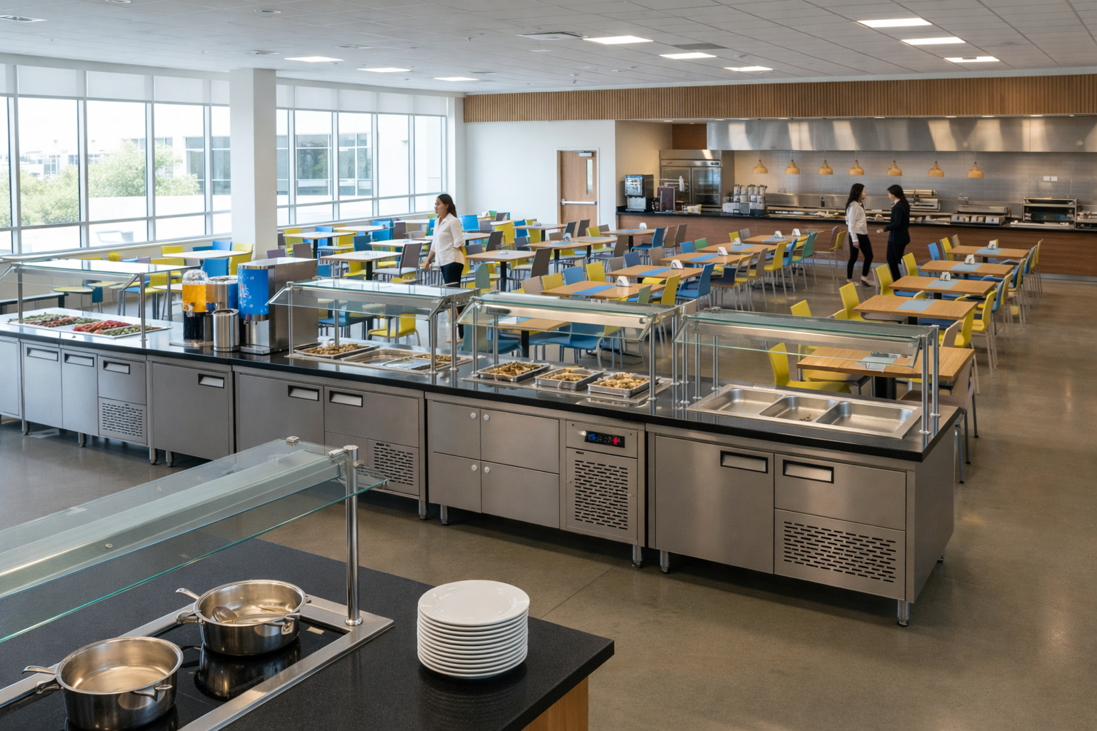 Commercial kitchen project for schools and educational facilities