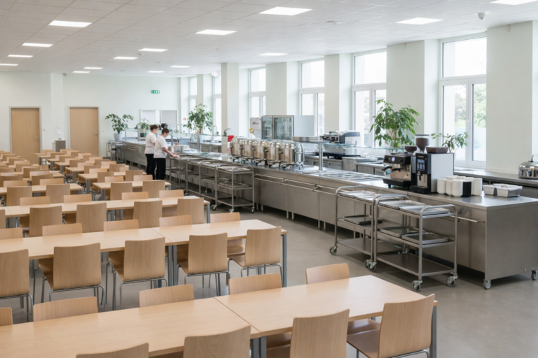 Education and institutional catering project for large-scale service