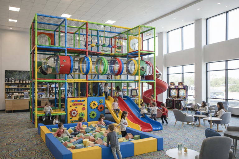 Entertainment and play area facility installation project