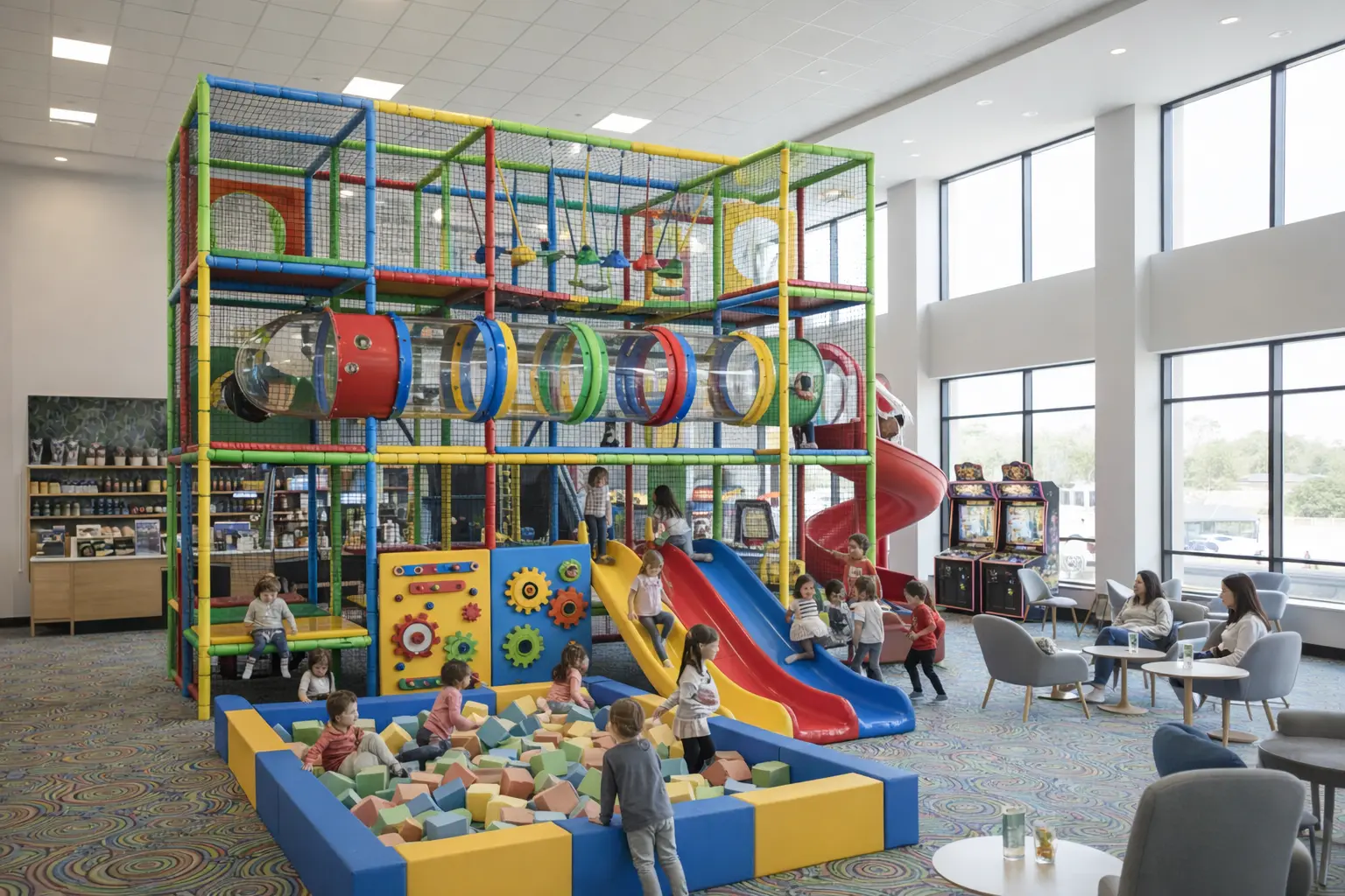 Entertainment and play area facility installation Project