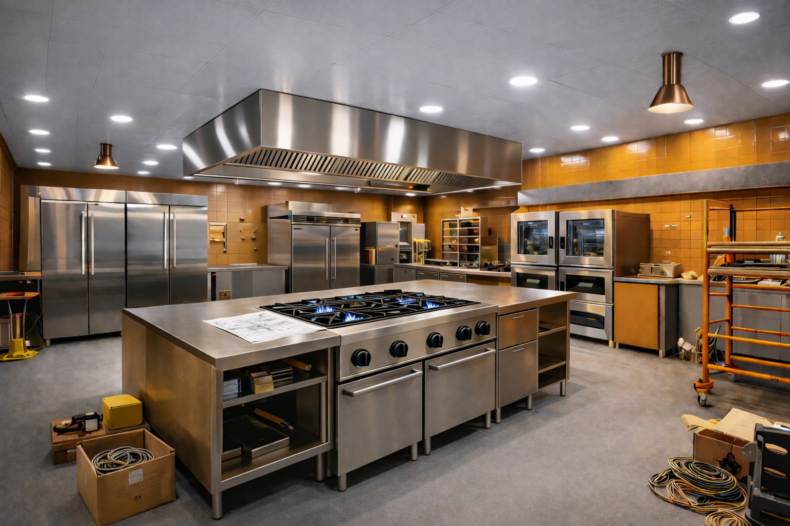 Professional kitchen installation and fit-out services