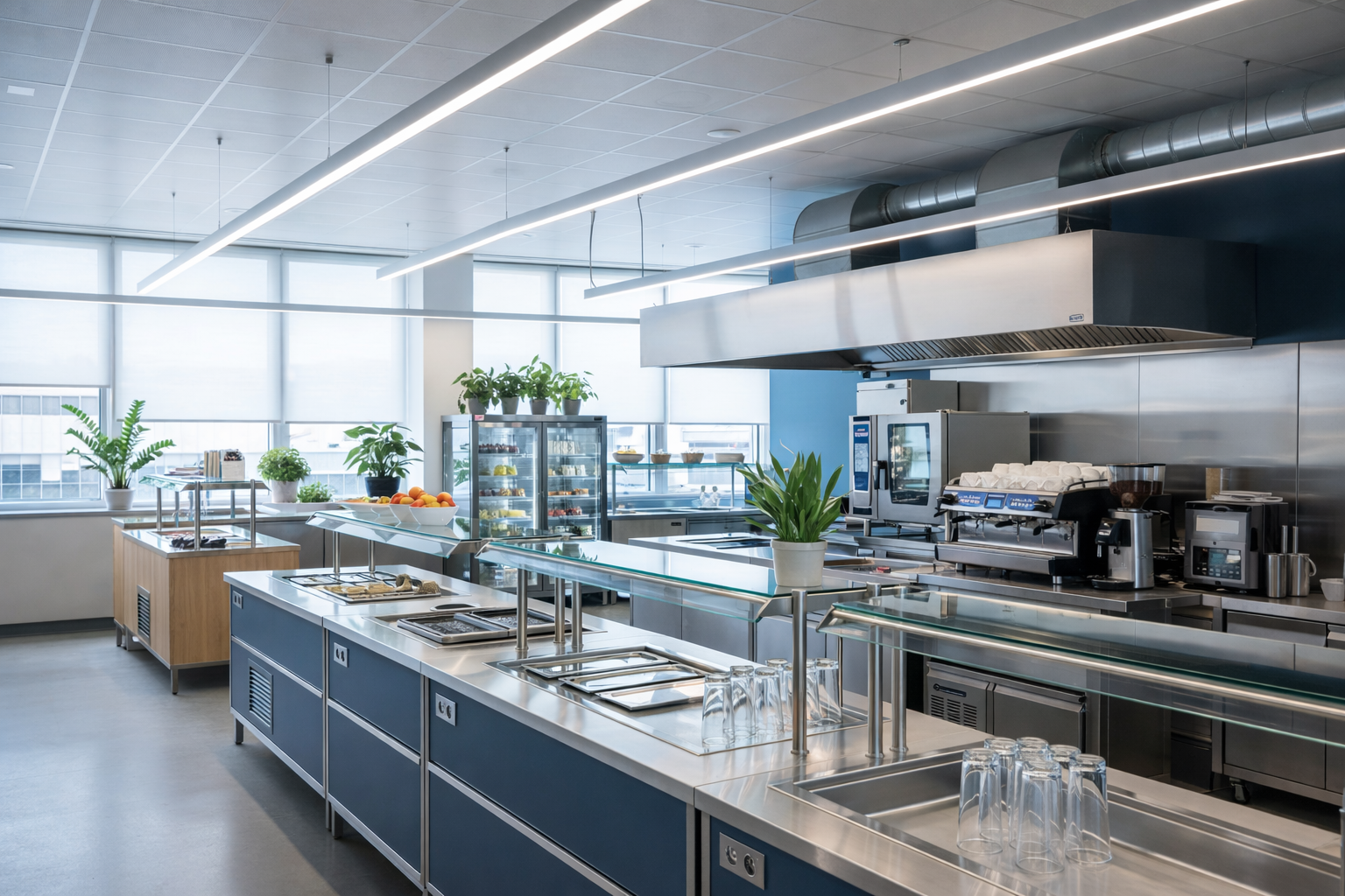 Office and workplace catering project supporting daily staff service