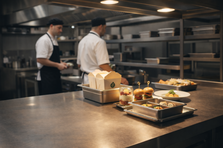Restaurant and takeaway kitchen project showcasing efficient workflow