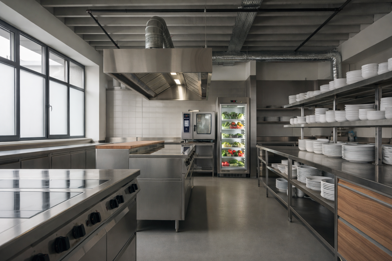 Professional restaurant catering project with optimized layout