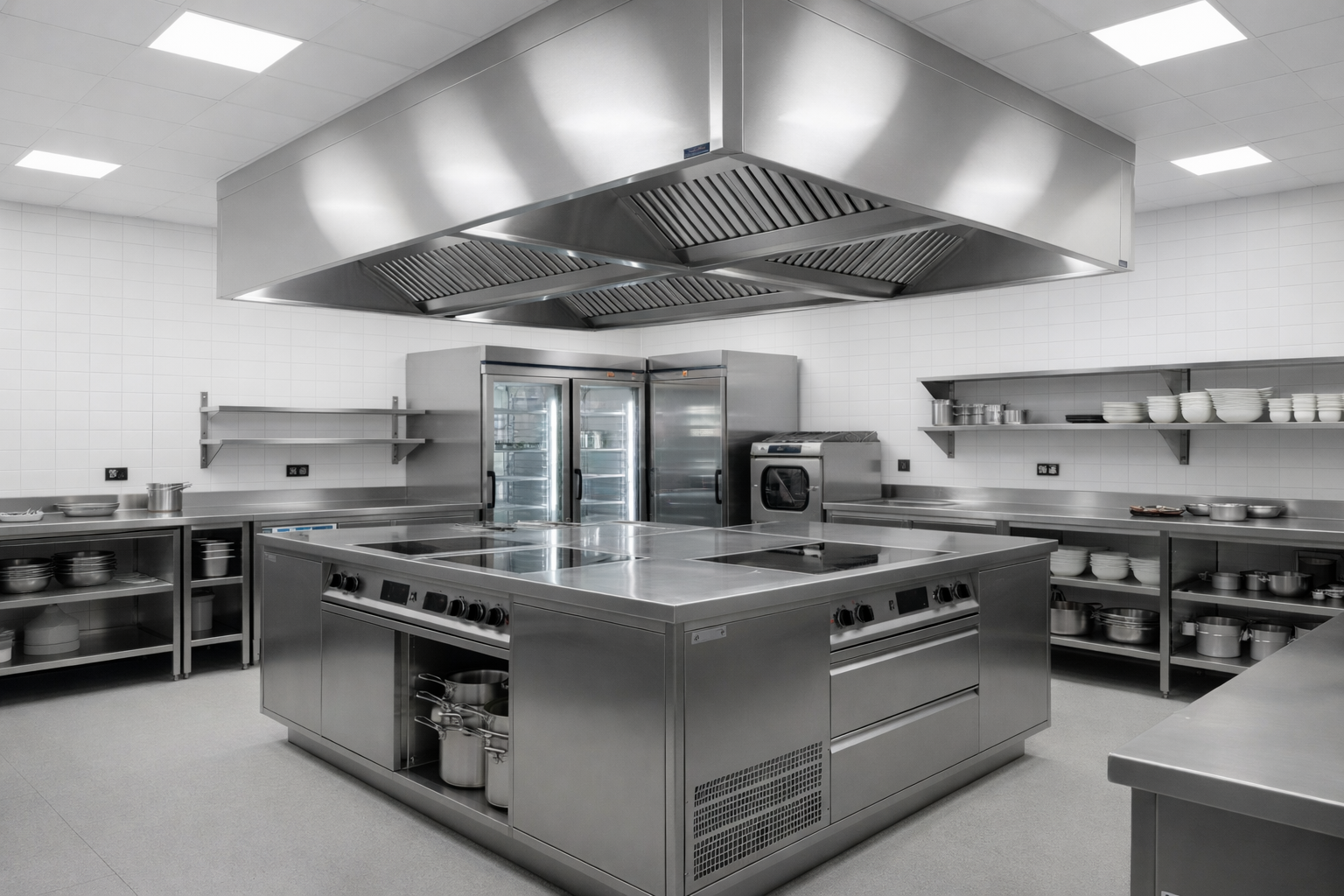 Catering project demonstrating efficient space utilization