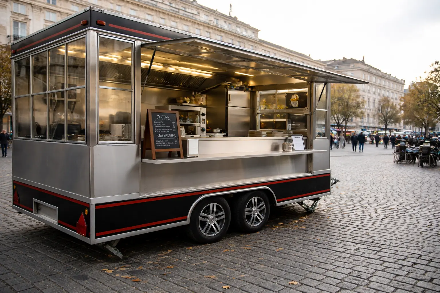 Custom mobile kitchen trailer solution